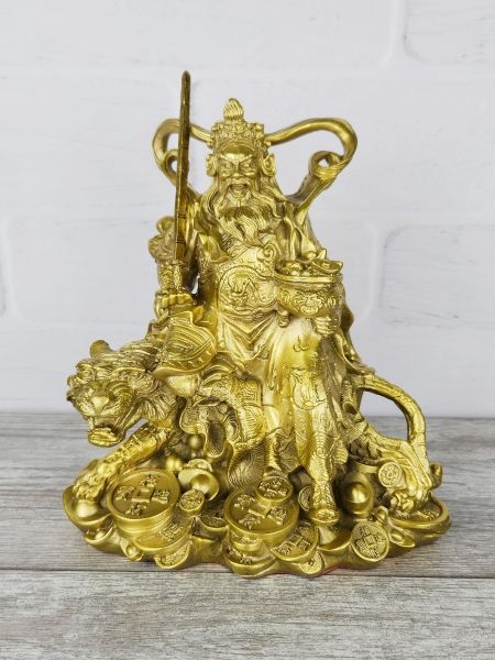 Статуэтка "Цай - Шэнь - бог богатства (цвет золот.)"