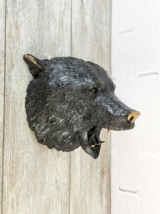 Голова медведя (на стену). 28см Голова медведя (на стену). 28см